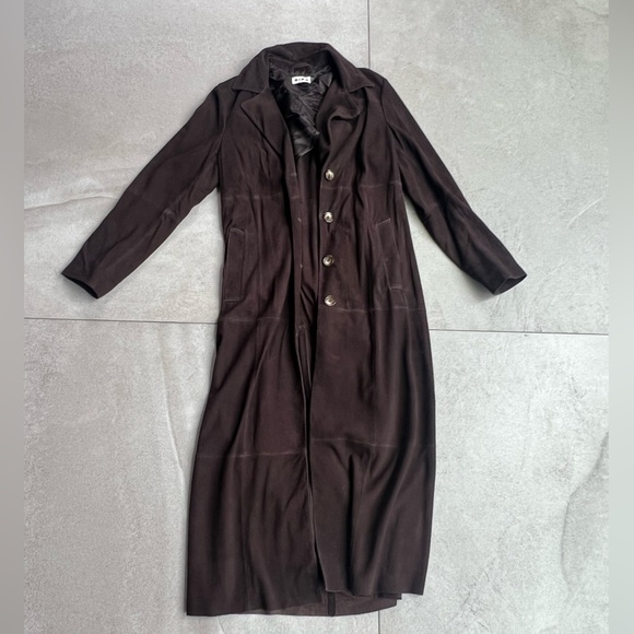 Rixo London Astraea suede coat - Picture 5 of 11